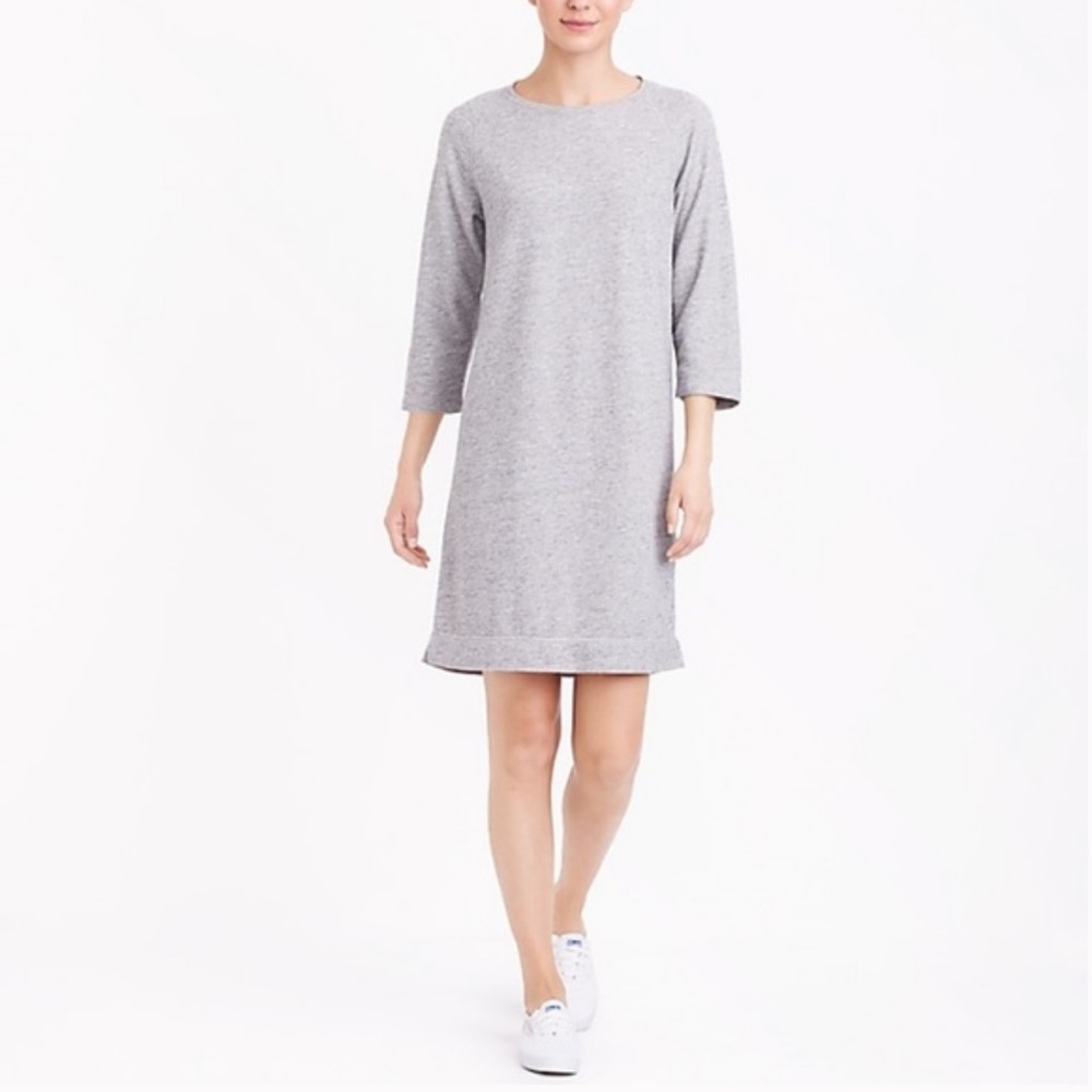 J crew heather grey sweatshirt dress😍😍😍